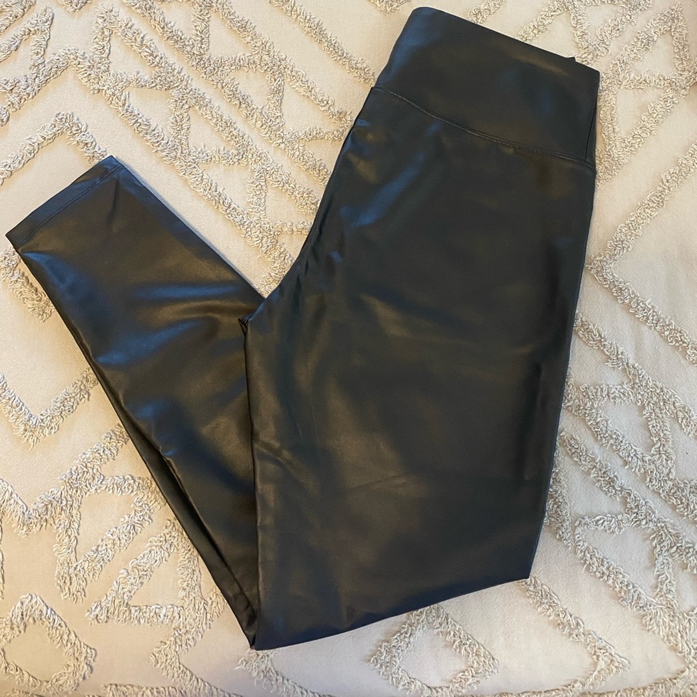 AE Faux Leather Highest Waist Legging